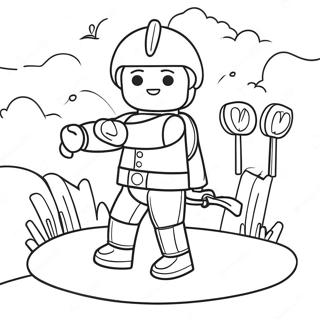 Playmobil Coloring Pages