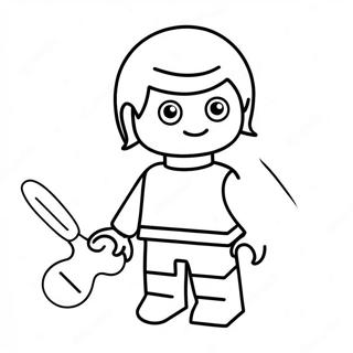 Playmobil Coloring Page 35643-29646