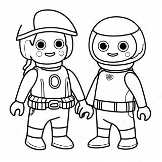 Playmobil Coloring Page 35643-29647