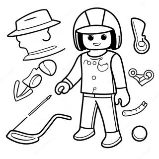 Playmobil Coloring Page 35643-29648