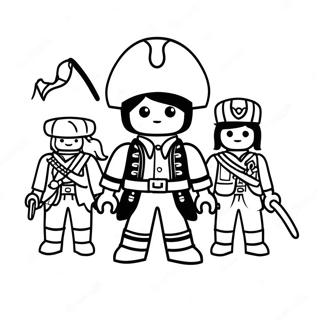 Playmobil Pirate Adventure Coloring Page 35644-29649