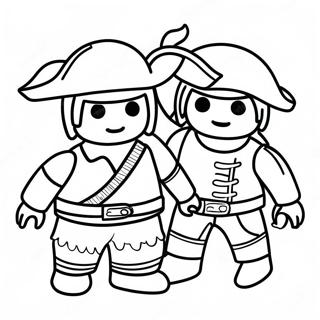 Playmobil Pirate Adventure Coloring Page 35644-29652