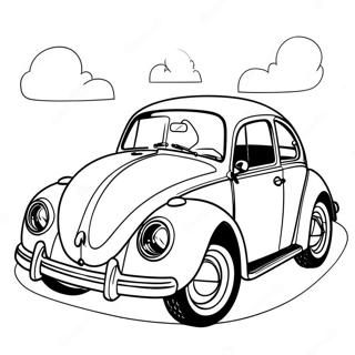 Vw Bug Coloring Pages