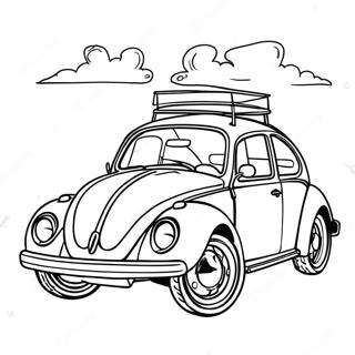 Vw Bug Classic Coloring Page 35663-29662