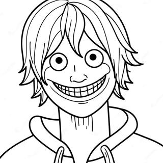 Jeff The Killer Coloring Page 35673-29671