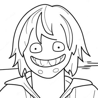 Jeff The Killer Coloring Page 35673-29672