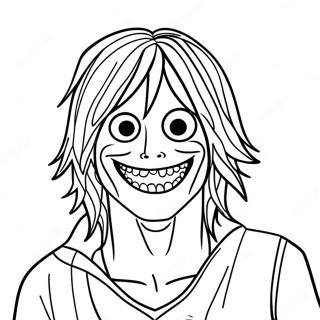 Creepy Jeff The Killer Coloring Page 35674-29675