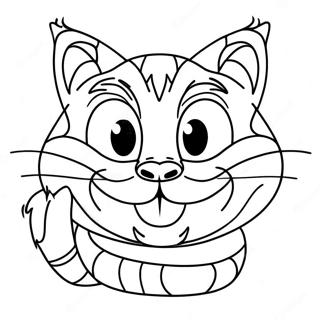 Cheshire Cat Coloring Page 35683-29678