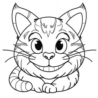 Cheshire Cat Coloring Page 35683-29679