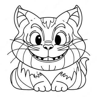 Cheshire Cat Coloring Page 35683-29680