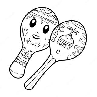 Maracas Coloring Page 35713-29702