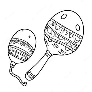 Maracas Coloring Page 35713-29704