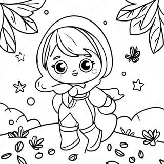 Hello Autumn Coloring Pages