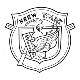 New York Rangers Logo Coloring Page 35733-29719