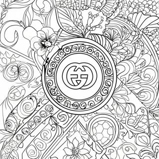 Gucci Logo Coloring Page 35743-29727