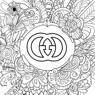 Gucci Logo Coloring Page 35743-29728