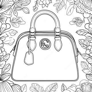 Gucci Handbag Coloring Page 35744-29732