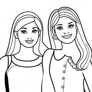 Barbie Skipper Stacie And Chelsea Coloring Page 35753-29734