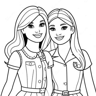 Barbie Skipper Stacie And Chelsea Coloring Page 35753-29736