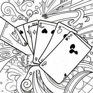 Colorful Uno Cards Coloring Page 35764-29747