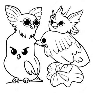 Harry Potter Magical Creatures Coloring Page 35774-29753