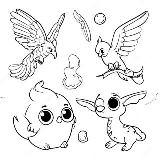 Harry Potter Magical Creatures Coloring Page 35774-29755