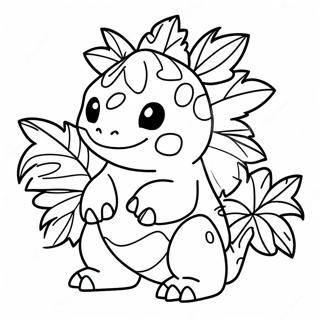 Ivysaur Coloring Page 35833-29798