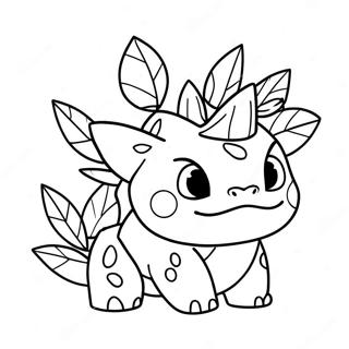 Ivysaur Coloring Page 35833-29800