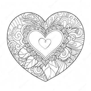 True Love Heart Coloring Page 35853-29814