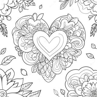 True Love Heart Coloring Page 35853-29816