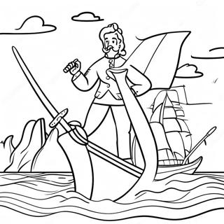 Santiago Of The Seas Coloring Page 35863-29822