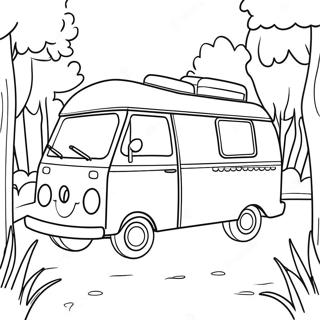 Barbie Camper Adventure Coloring Page 35873-29922