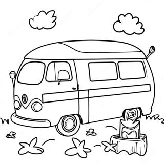 Barbie Camper With Friends Coloring Page 35874-29836