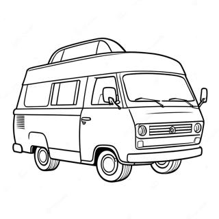 Barbie Camper With Friends Coloring Page 35874-29933