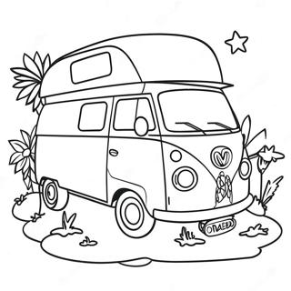 Barbie Camper With Friends Coloring Page 35874-29934