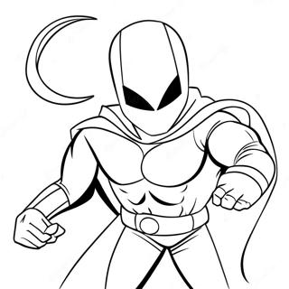 Moon Knight Coloring Page 35883-29838