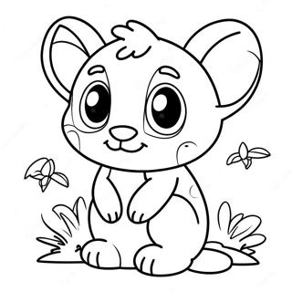 Cute Hard Animal Coloring Page 35893-29949