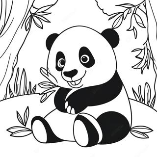 Playful Panda Coloring Page 35894-29849