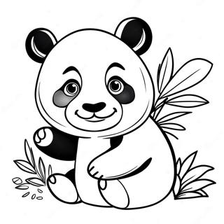 Playful Panda Coloring Page 35894-29851