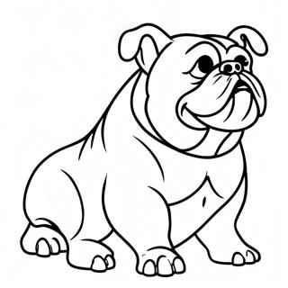 Bulldog Coloring Page 3589-2915