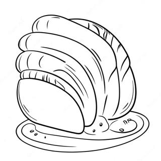 Freshly Baked Bread Coloring Page 35904-29858