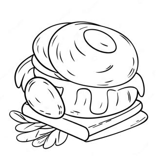 Freshly Baked Bread Coloring Page 35904-29859