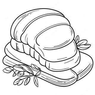 Freshly Baked Bread Coloring Page 35904-29860