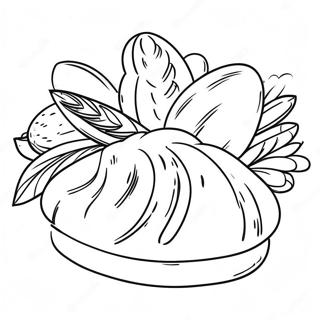 Freshly Baked Bread Coloring Page 35904-29957