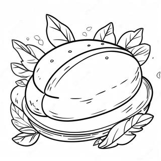 Freshly Baked Bread Coloring Page 35904-29958