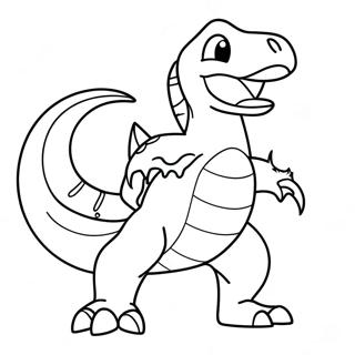 Garchomp Coloring Pages