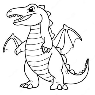 Garchomp Coloring Page 35923-29870