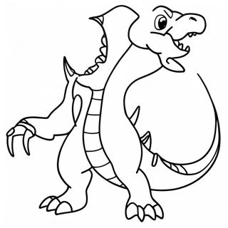 Garchomp Coloring Page 35923-29872