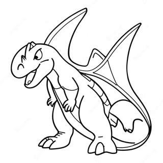 Garchomp Coloring Page 35923-29975