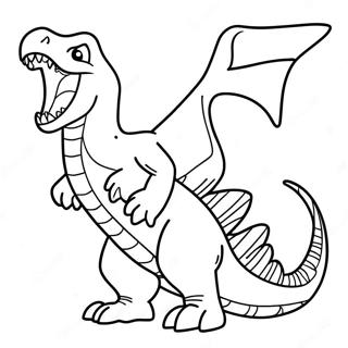 Garchomp Coloring Page 35923-29976